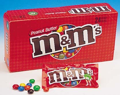 M & M's Peanut Butter Chocolate Candies - 24 packs
